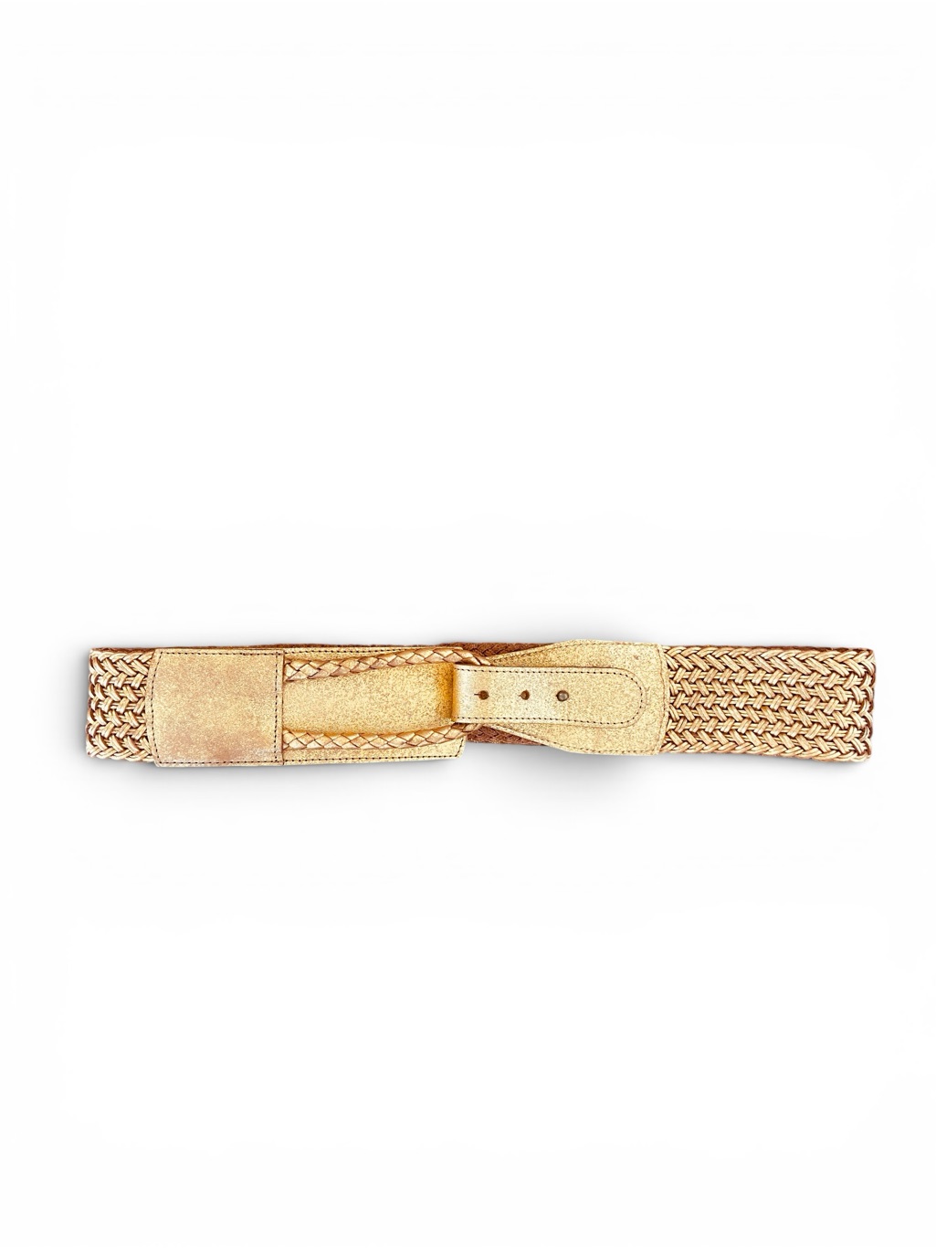 Linea Pelle Wide Woven Belt